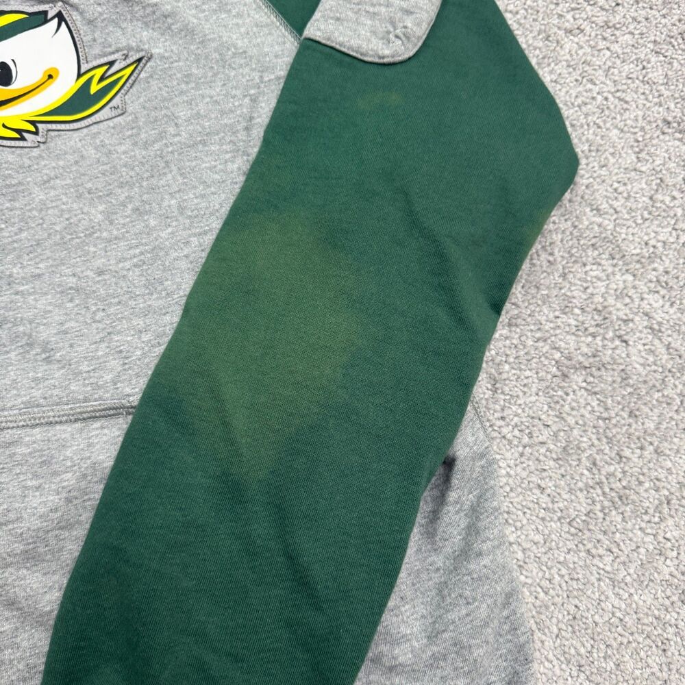 Nike Oregan Duck Full Zip Hoodie Sweatshirt Mens Large Gray Green Colorblock - Picture 4 of 15
